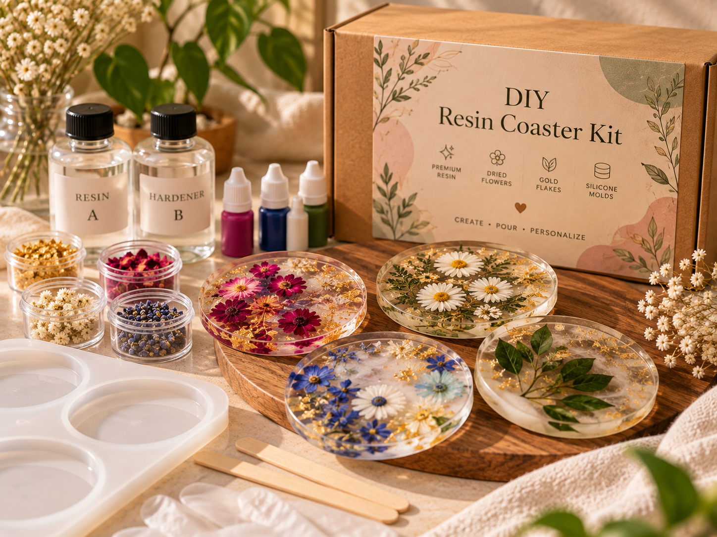DIY Resin Coaster Kit